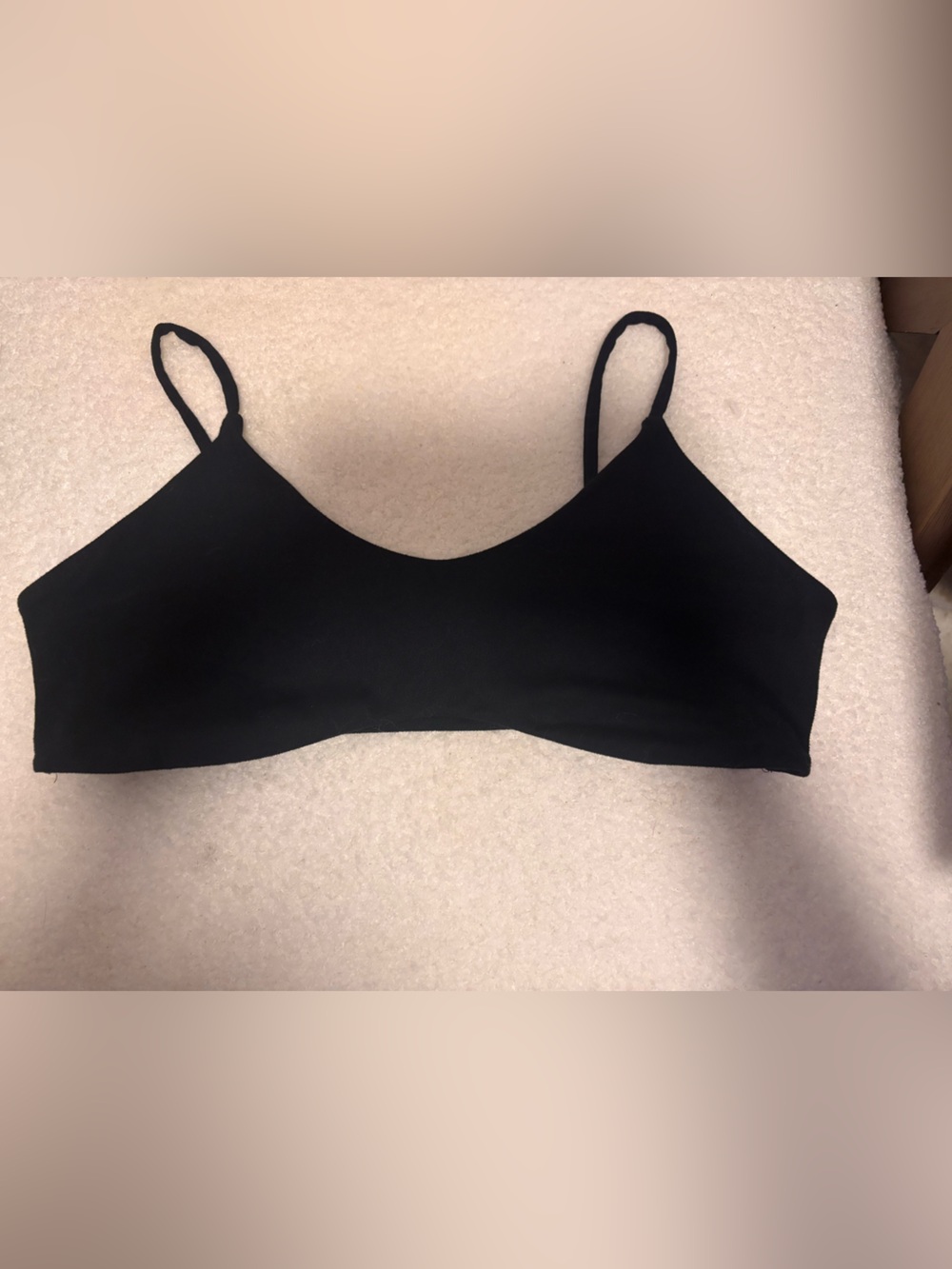 Naked Wolfe Black Bandeau Bralette